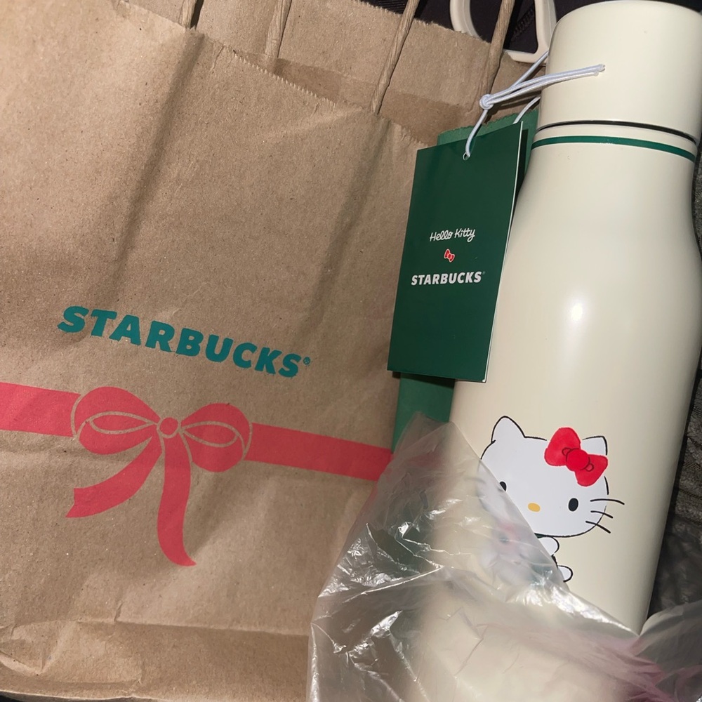 Starbucks X Hello Kitty Water Bottle